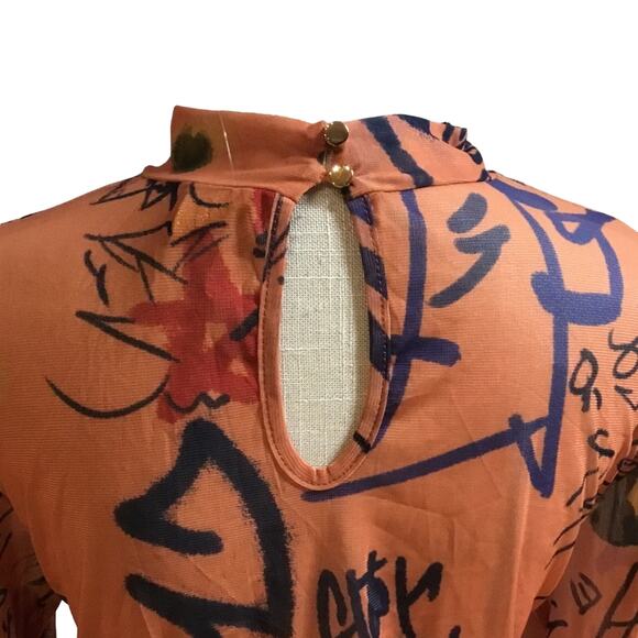 DRAPED TULLE BODYSUIT - Picture 2 of 5